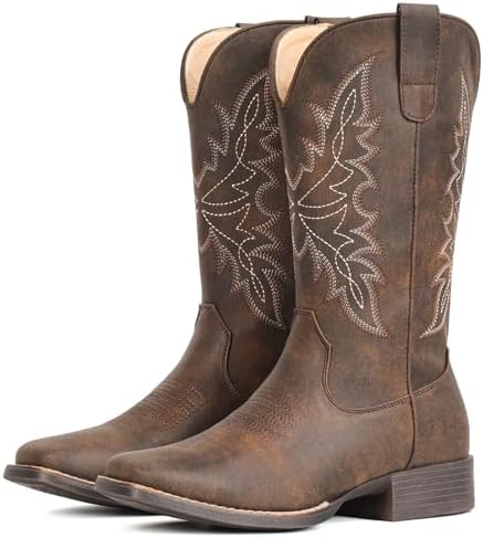 Amazon.com | Justin Men's Bent Rail Navigator Western Boot Brown